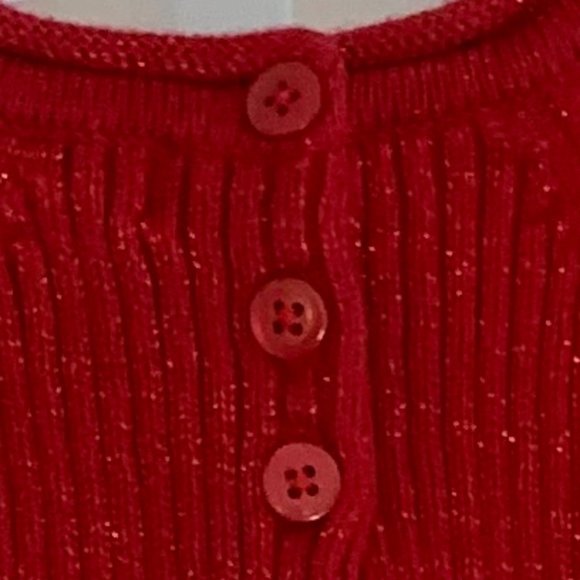 CAT & JACK Baby Sweater Dress, Red, Size: 6-9 mo. - Picture 6 of 8
